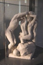 Figurengruppe Ton 35 cm